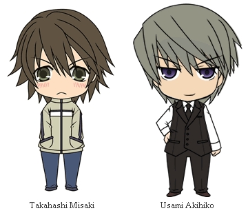 Les personnages de junjou romantica